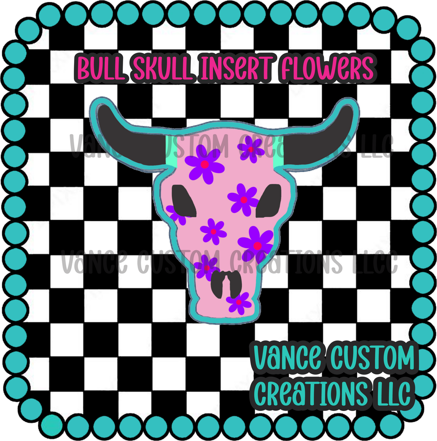Bull Skull (Blank) Inserts