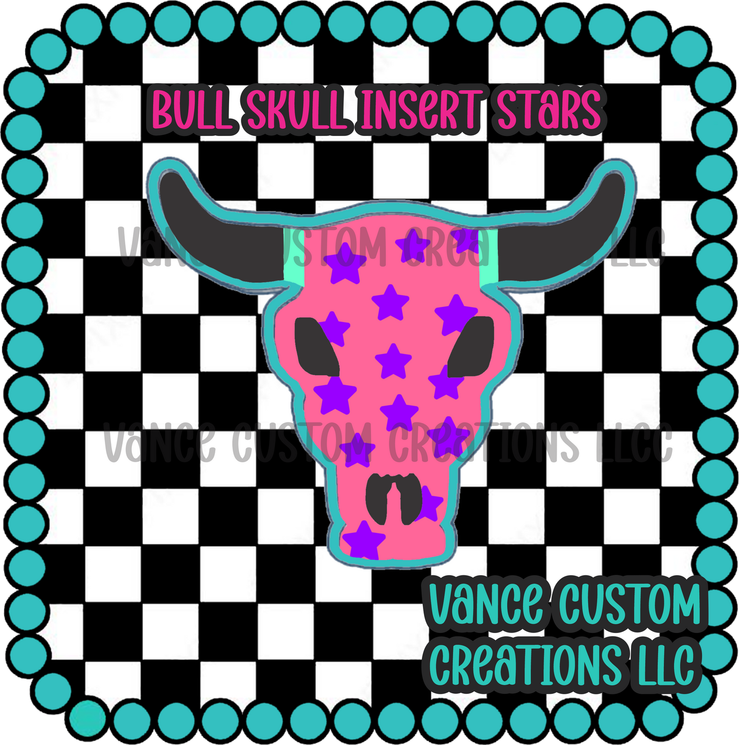 Bull Skull (Blank) Inserts