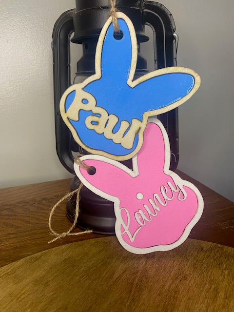 Easter Bunny Basket Tags
