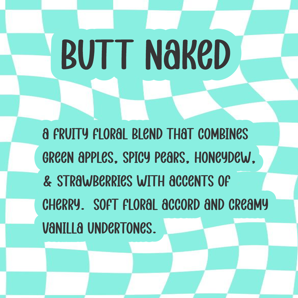 Butt Naked Scented Wax