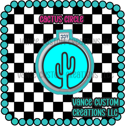 Cactus Circle Freshie Mold