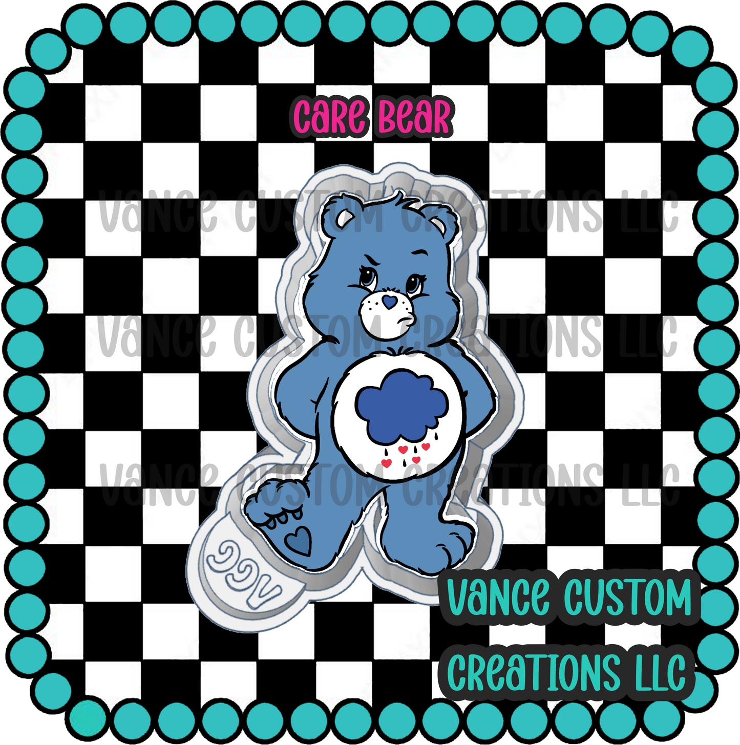 Care Bear Freshie Mold