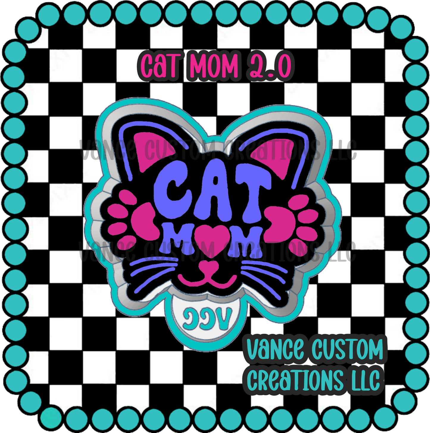 Cat Mom 2.0Freshie Mold