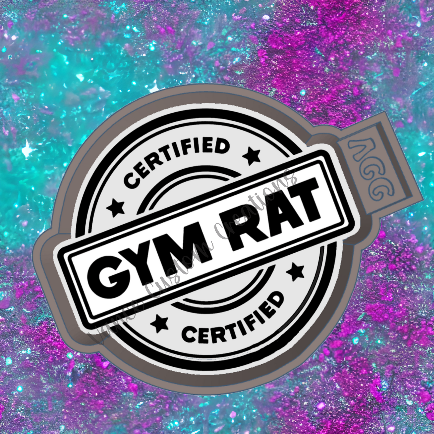 Certified Gym Rat Freshie Mold