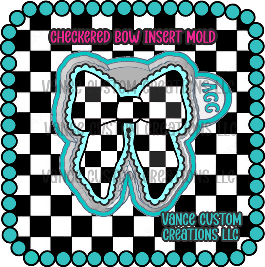 Checkered Bow Insert Mold