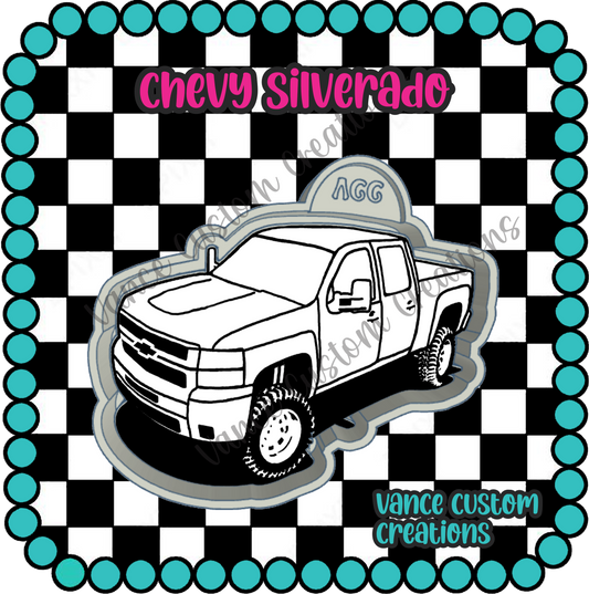 Chevy Silverado Freshie Mold
