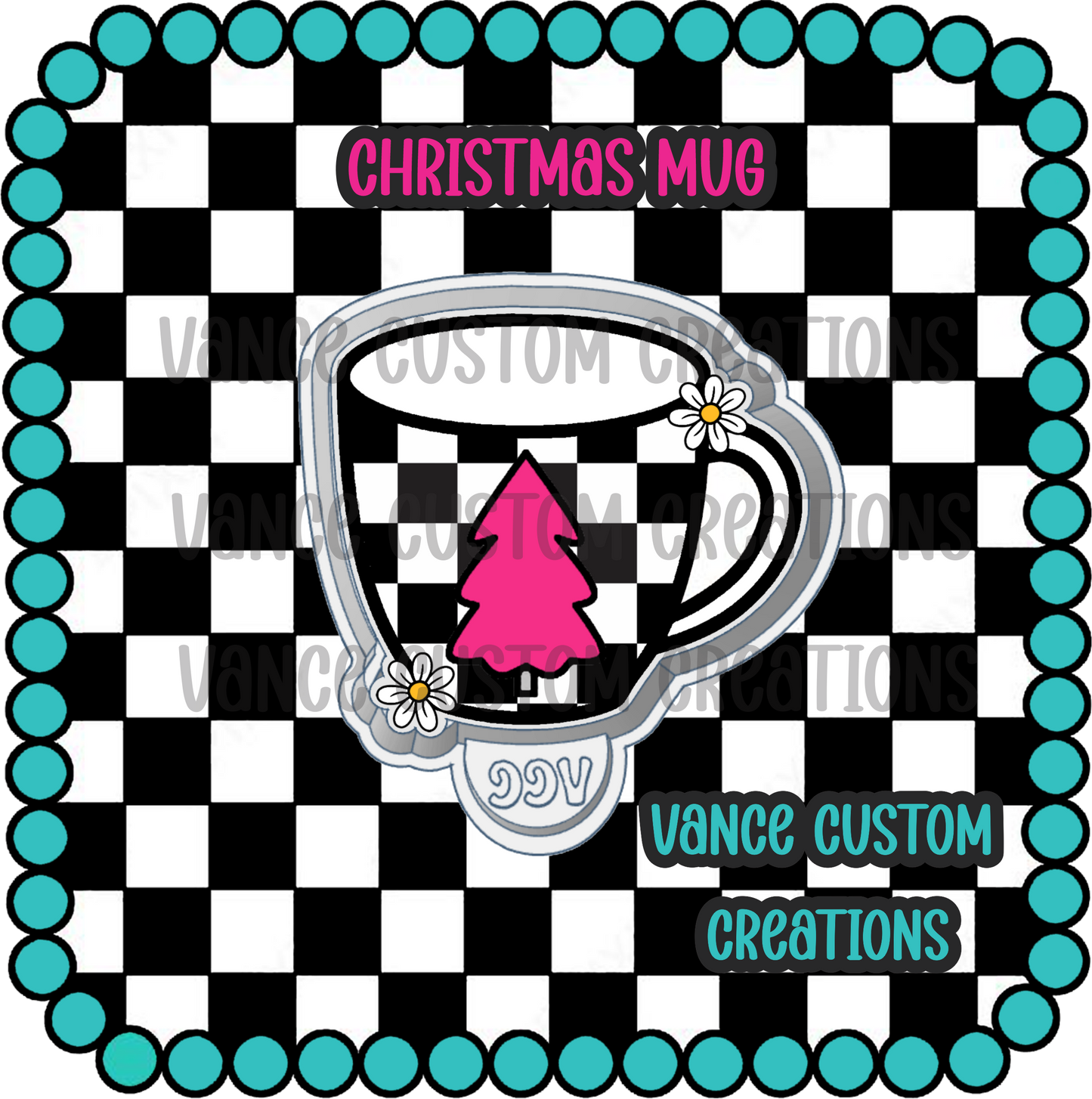 Christmas Mug Freshie Mold