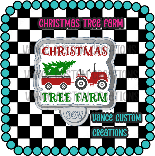 Christmas Tree Farm Freshie Mold