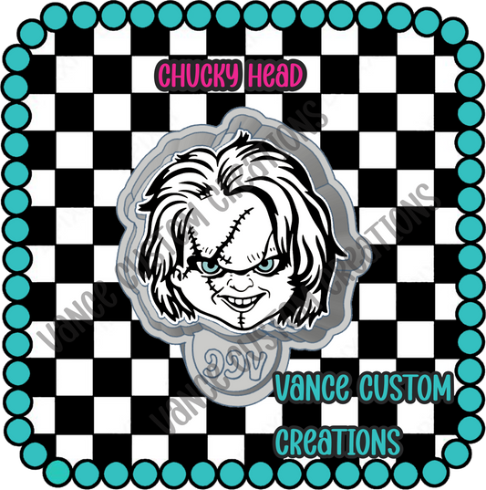 Chucky Head Freshie Mold