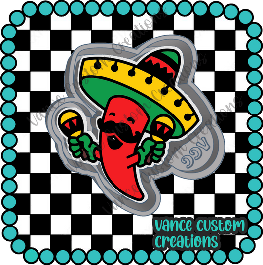 Cinco De Mayo Chili Freshie Mold