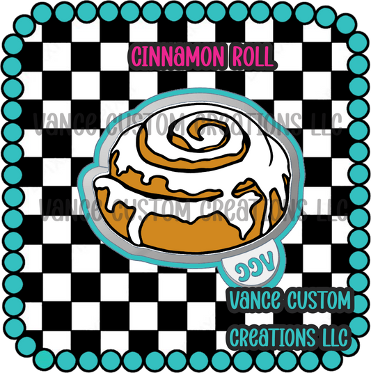 Cinnamon Roll Freshie Mold