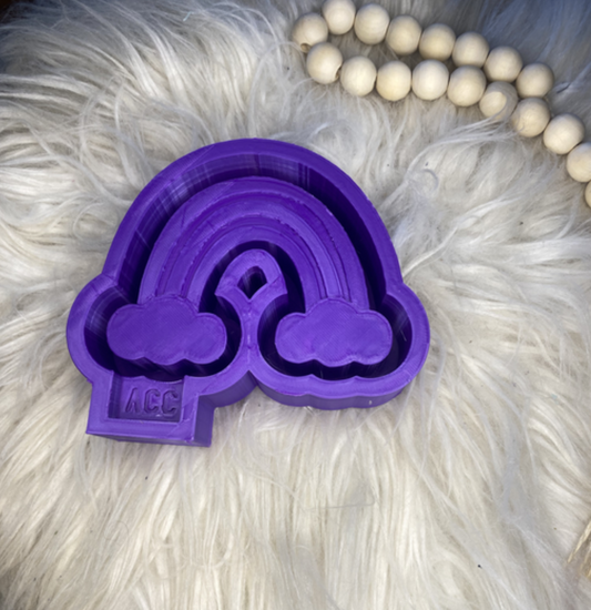 Cloud & Rainbow Freshie Mold
