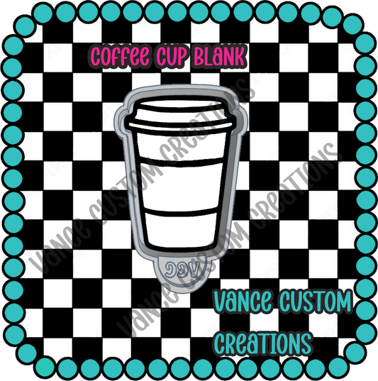 Coffee Cup Blank Freshie Mold