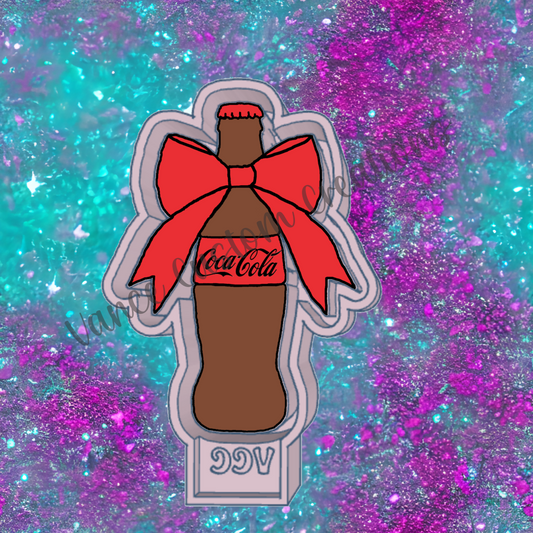 Coke with a Bow Freshie Mold