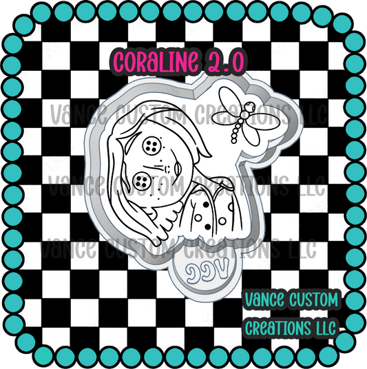 Coraline 2.0 Freshie Mold