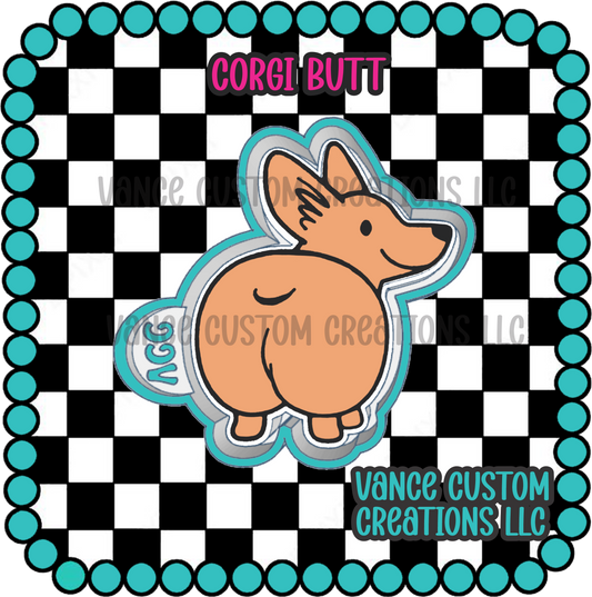 Corgi Butt Freshie Mold