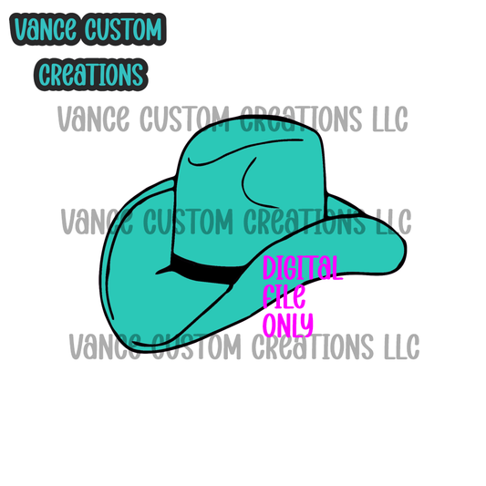 Cowboy Hat Cardstock SVG