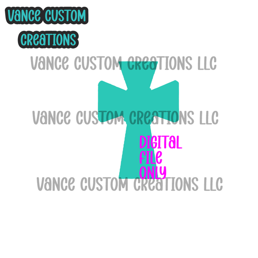 Cross Cardstock SVG