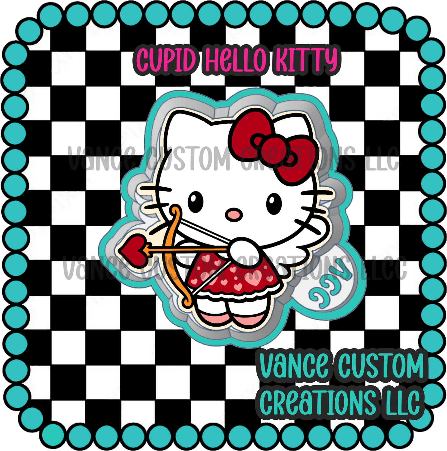 Cupid Hello Kitty Freshie Mold