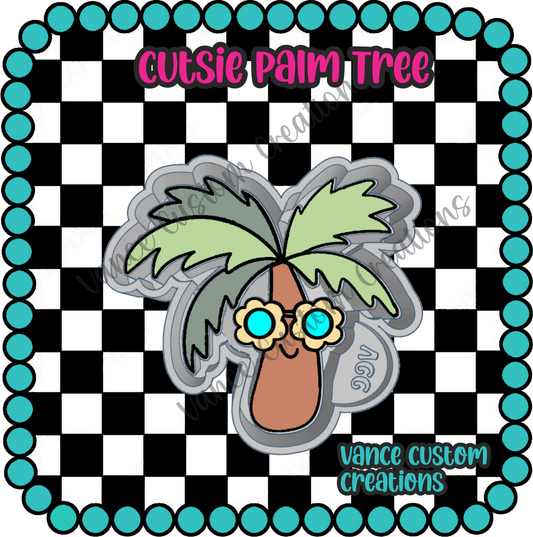 Cutsie Palm Tree Freshie Mold