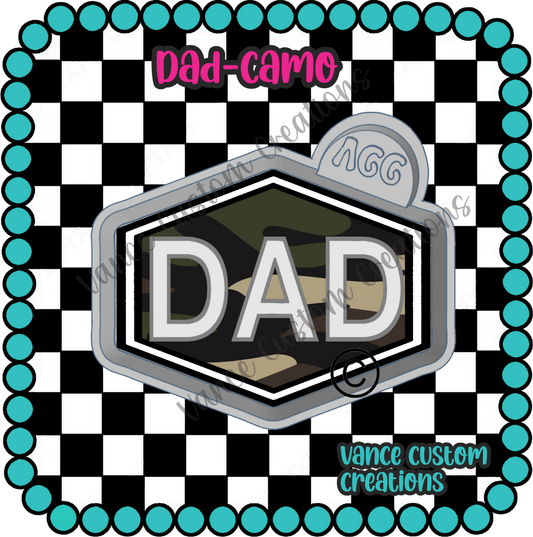 Dad-Camo Freshie Mold