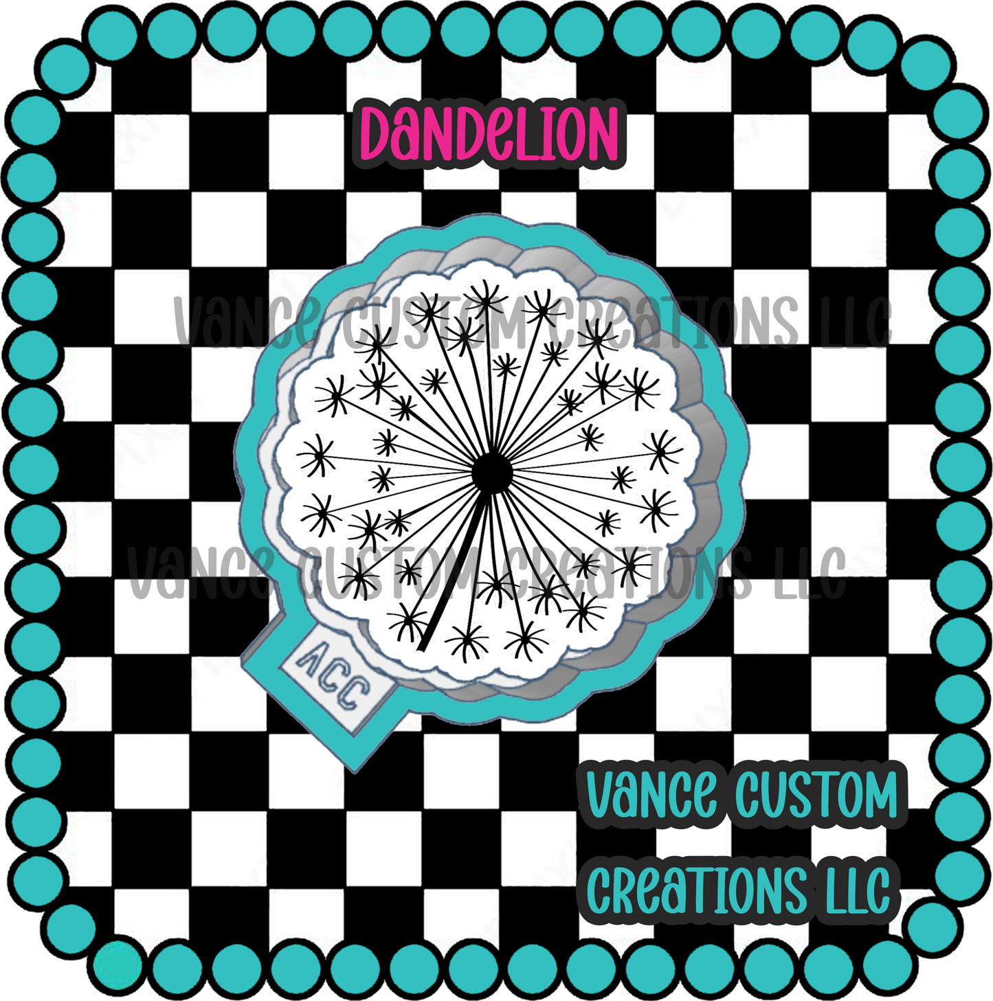 Dandelion Freshie Mold