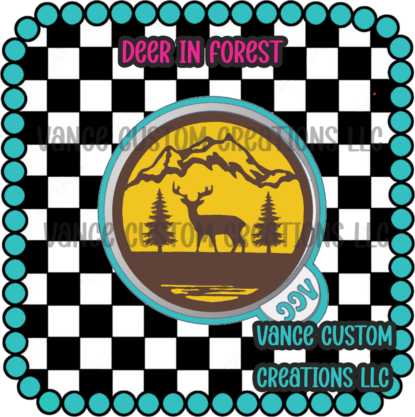 Deer in Forest Freshie Mold