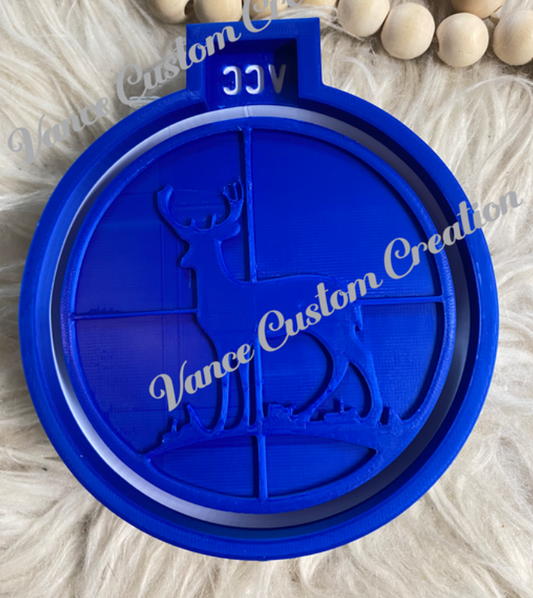 Deer in Scope Freshie Mold