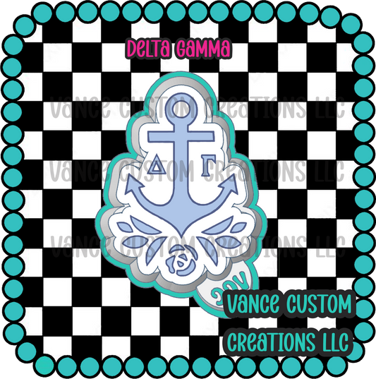 Delta Gamma Freshie Mold