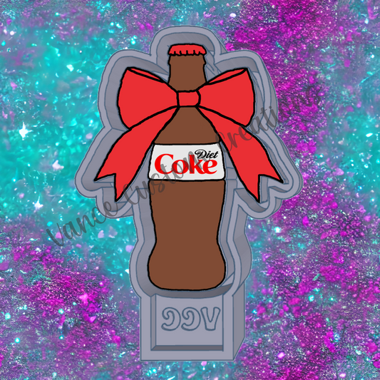 Diet Coke with a Bow Freshie Mold