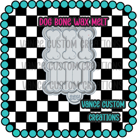 Dog Bone Wax Melt Mold