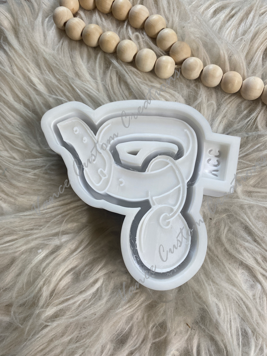 Dog Collar Freshie Mold