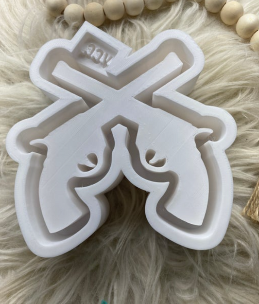 Double Pistol Freshie Mold