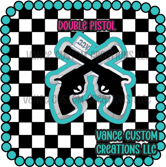 Double Pistol Freshie Mold