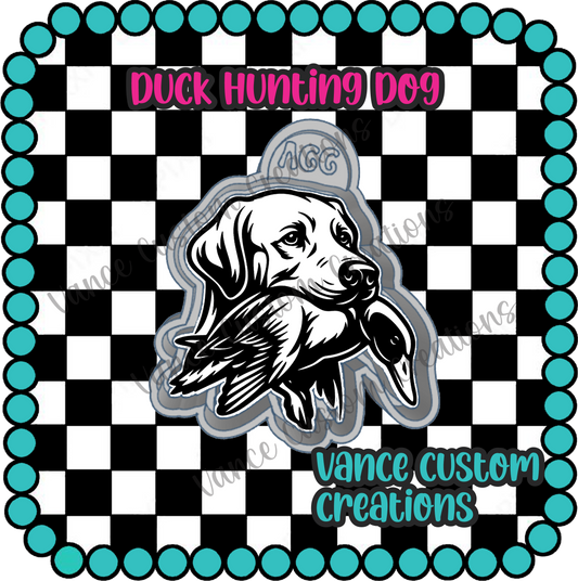 Duck Hunting Dog Freshie Mold