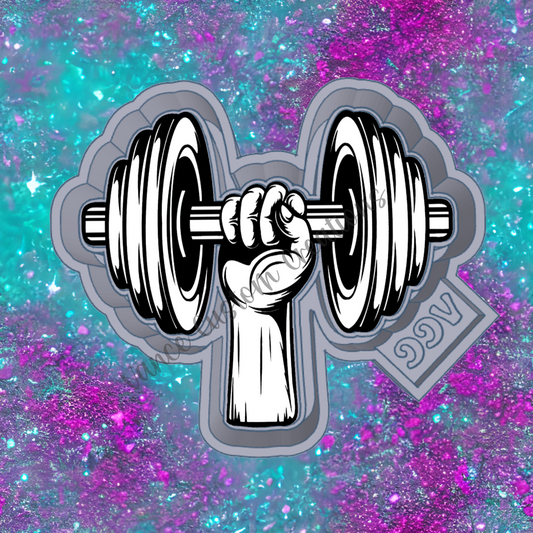 Dumbbell Freshie Mold