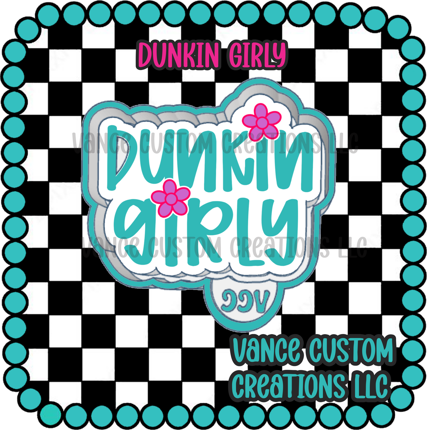 Dunkin Girly Freshie Mold