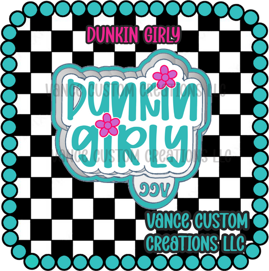 Dunkin Girly Freshie Mold
