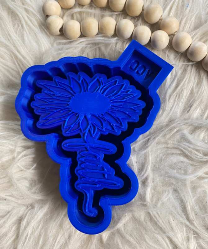 Faith Sunflower Freshie Mold