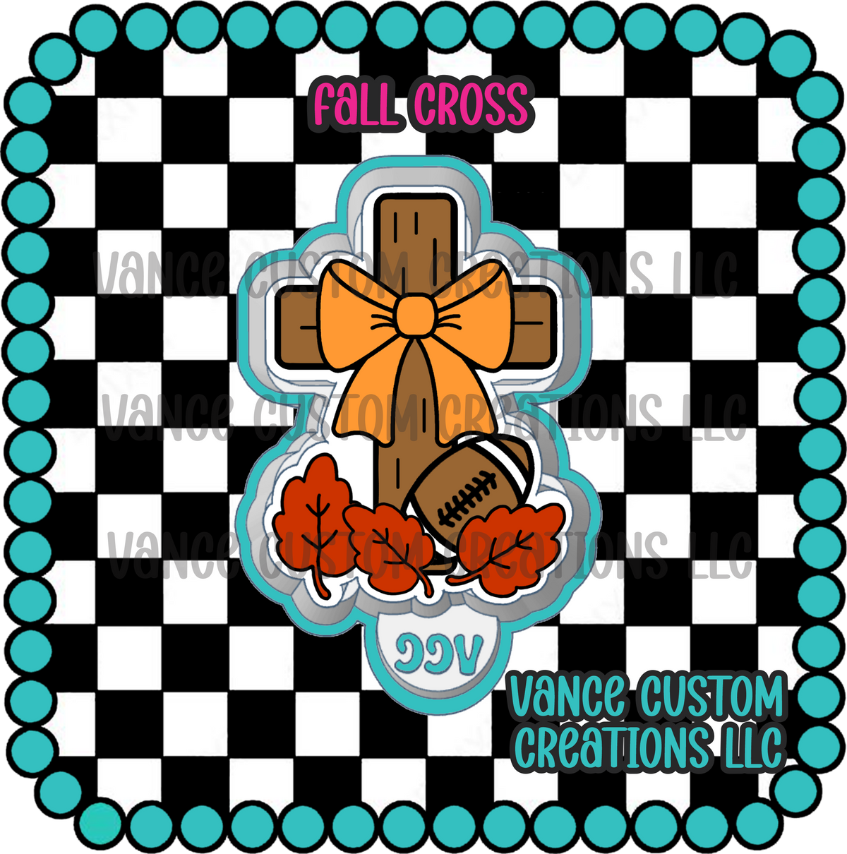 Fall Cross Freshie Mold