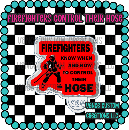 Firefighters Control Their Hose Freshie Mold