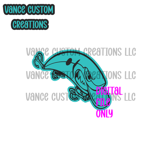 Fishing Lure Cardstock SVG