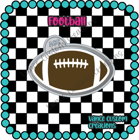Football Freshie Mold