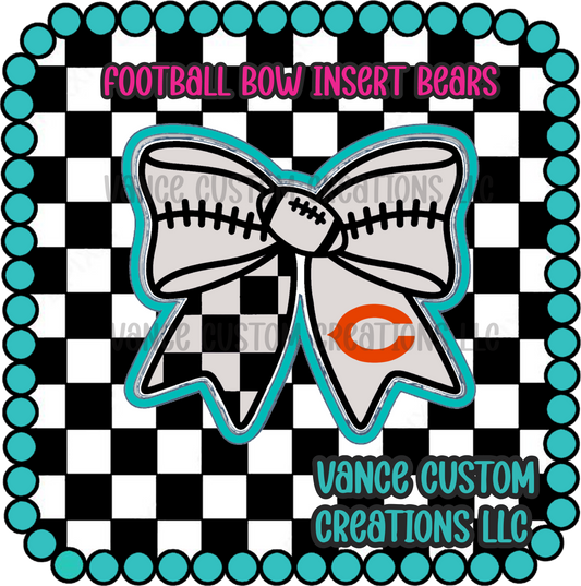 Football Bow Freshie Mold Inserts