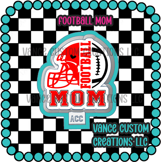 Football Mom Freshie Mold