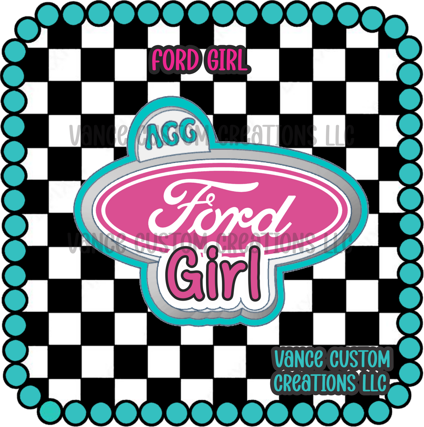 Ford Girl Freshie Mold