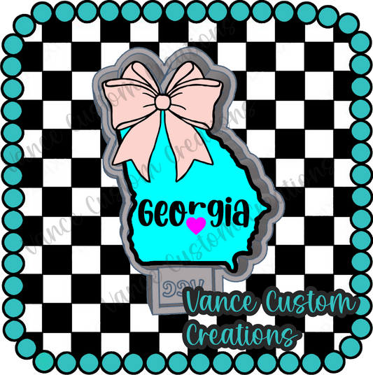 Georgia With Bow Freshie Mold