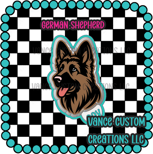 German Shepherd Freshie Mold