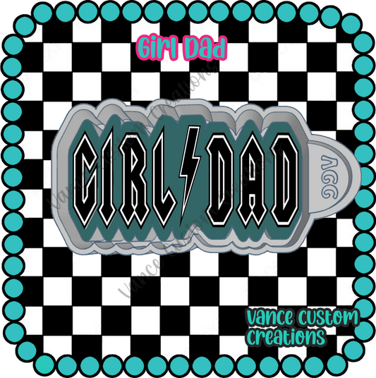 Girl Dad Freshie Mold