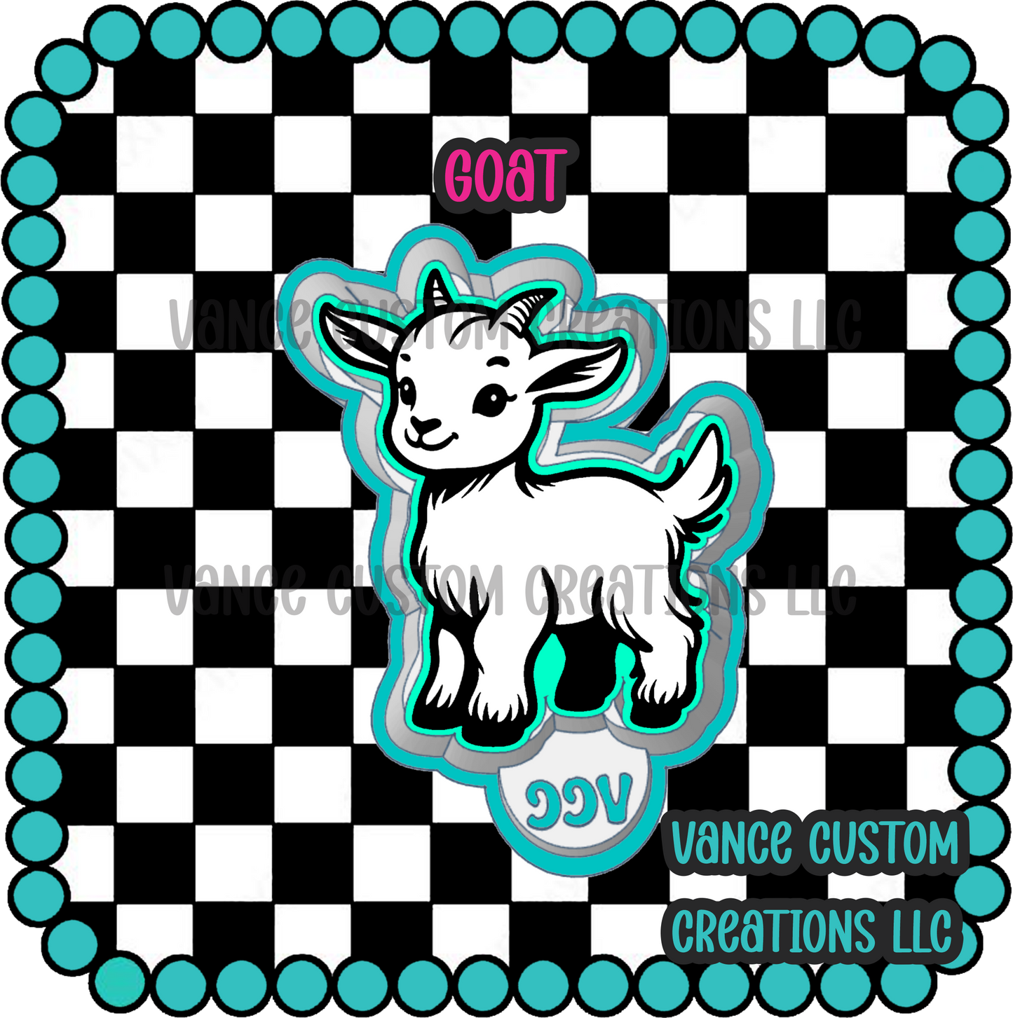 Goat Freshie Mold